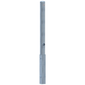 Barrier posts | Steel tube  89 x 2,9 mm | removable, with triangular locking mechanism | hot-dip galvanized | without eyelet